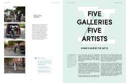 HOME IS WHERE THE ART IS