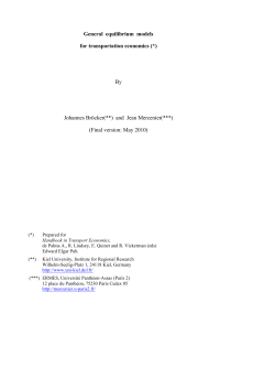 Brocker-Mercenier On CGE Transport -Final-26-05