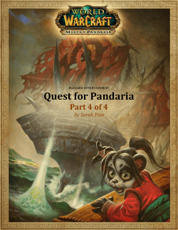 Quest for Pandaria