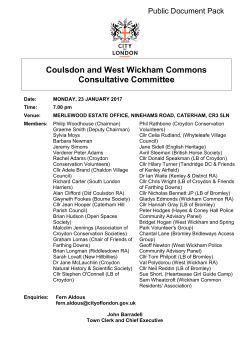Coulsdon and West Wickham Commons Consultative Committee
