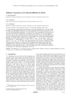Influence of protons on Fe-Mg interdiffusion in olivine