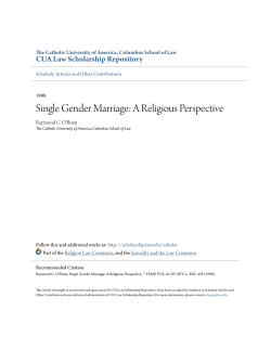 - CUA Law Scholarship Repository