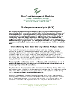 Bio-Impedance Analysis (BIA) PDF