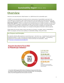 Overview - Keurig Green Mountain, Inc.
