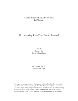 Decomposing Short-Term Return Reversal