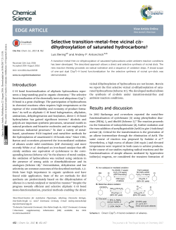 Selective transition-metal-free vicinal cis