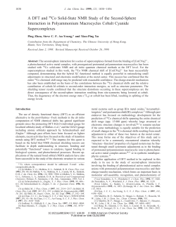 A DFT and 59Co Solid-State NMR Study of the Second