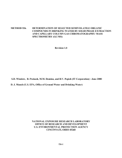 method 526. determination of selected semivolatile organic