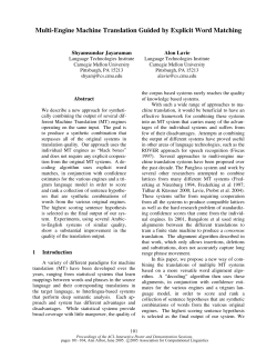 Proceedings of the... - ACL Anthology Reference Corpus