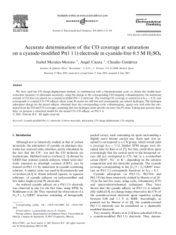 Accurate determination of the CO coverage at saturation on a