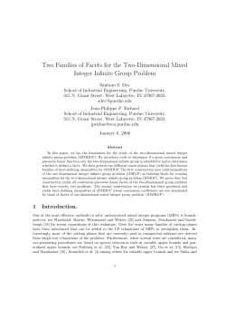 Facets of Two-Dimensional Infinite Group Problems