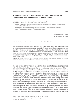 Donor-Acceptor Complexes of Sulfur Trioxide with 1,4