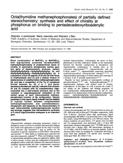 Octa(thymidine methanephosphonates) of partially defined