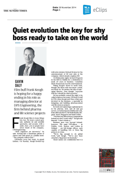 Quiet evolution the key for shy boss ready to take on the world