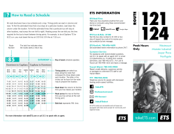 Route 121 Schedule and Map