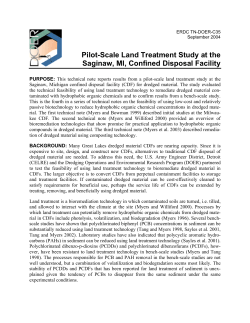 ERDC TN-DOER-C35, Pilot-Scale Land Treatment Study at the