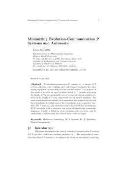 Minimizing Evolution-Communication P Systems and Automata