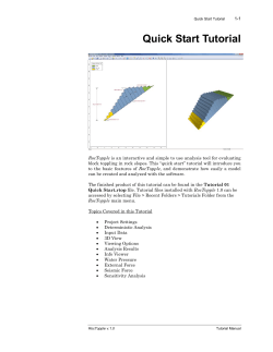 Quick Start Tutorial