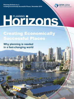 Creating Economically Successful Places
