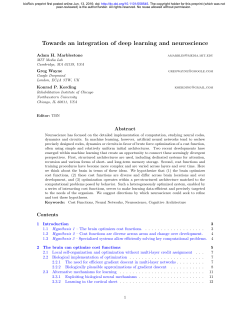 Towards an integration of deep learning and neuroscience