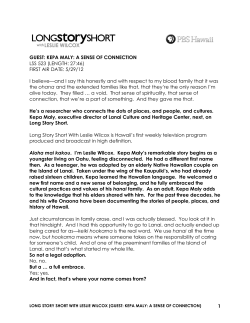 LSS 523 - PBS Hawaii