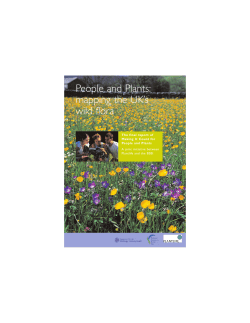 People and Plants: mapping the UK`s wild flora