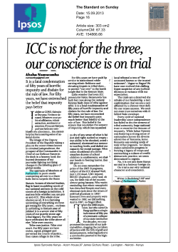 ICC is not for the three
