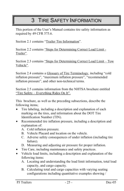 3 tire safety information