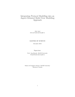 Integrating Protocol Modelling into an Aspect