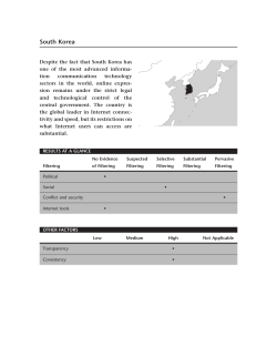 South Korea - OpenNet Initiative
