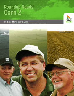 Roundup Ready&reg; Corn 2