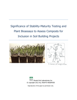 Significance of Stability-in-Compost
