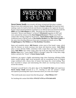 printable version - Sweet Sunny South