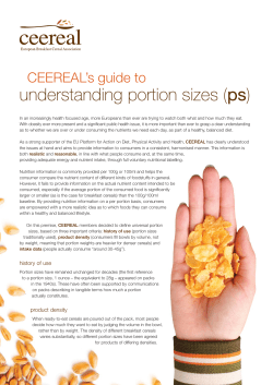 understanding portion sizes (ps)