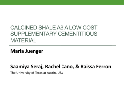 Calcined shale as a low cost supplementary cementitious material