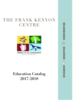 2017-2018 Education Catalogue