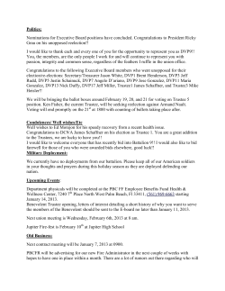 Politics: Nominations for Executive Board positions have concluded
