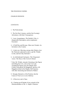 Pickwick Papers,The