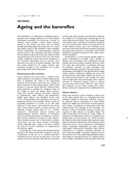 Ageing and the baroreflex