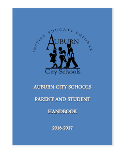 For Parents - Auburn City Schools