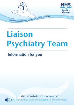 Liaison Psychiatry Team