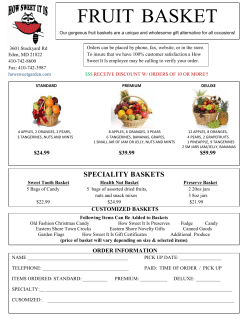 fruit basket - How Sweet It Is