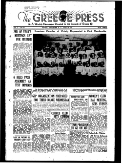 i////y 2ND OF YEARNS MEETINGS SET FOR HREMEN 6 BILLS