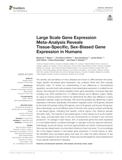 Large Scale Gene Expression Meta