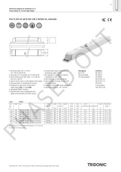 PCA T5 ECO 24&ndash;80 W