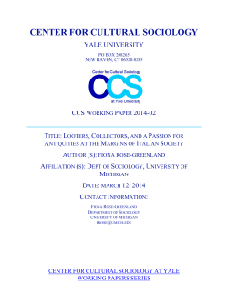 Looters, Collectors, and a Passion for Antiquities at the Margins of