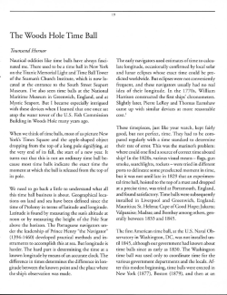 The Woods Hole Time Ball - Woods Hole Historical Museum