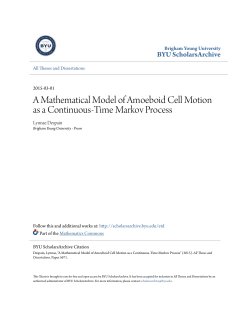 A Mathematical Model of Amoeboid Cell Motion as a Continuous