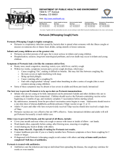 Pertussis Fact Sheet
