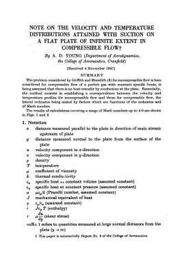 note on the velocity and temperature distributions attained with